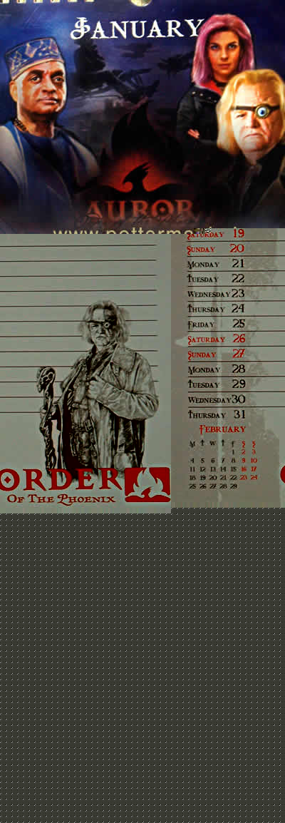 ハリー・ポッターカレンダー2008/Harry Potter Calendar 2008